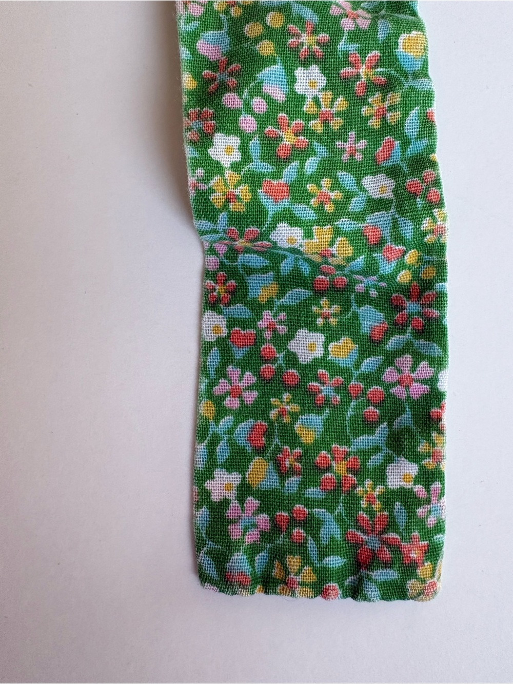 Vintage 1970s Reversible Floral Pig Apron Handmade Cottagecore - Picture 6 of 10